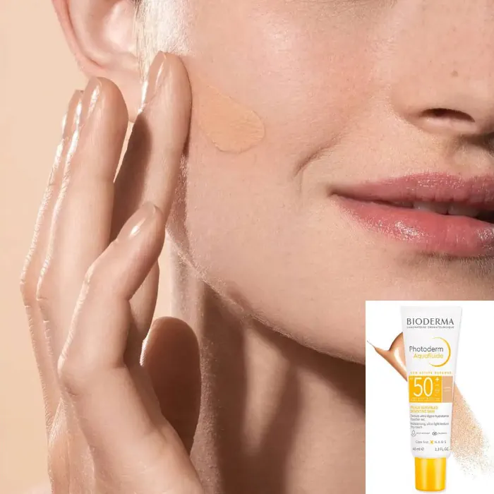 کرم ضد آفتاب رنگی فتودرم آکوا فلوید SPF50+ بایودرما