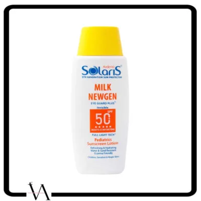 لوسیون ضد آفتاب کودک میلک نیوژن SPF50 سولاریس آردن 2