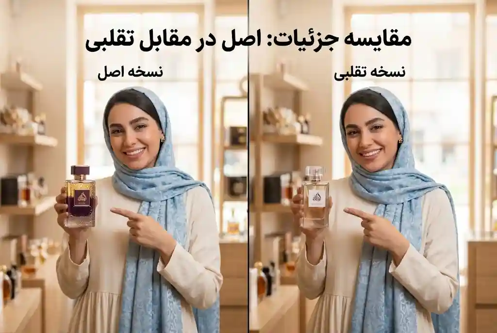 عطر لطافه اصل یا تقلبی؛ چطور تشخیص بدیم؟