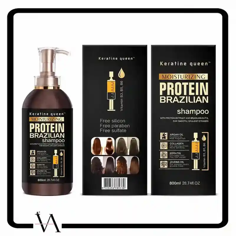 protein-brazilian-shampo شامپو پروتئین کراتین کویین (Keratin Queen) برزیل بدون سولفات