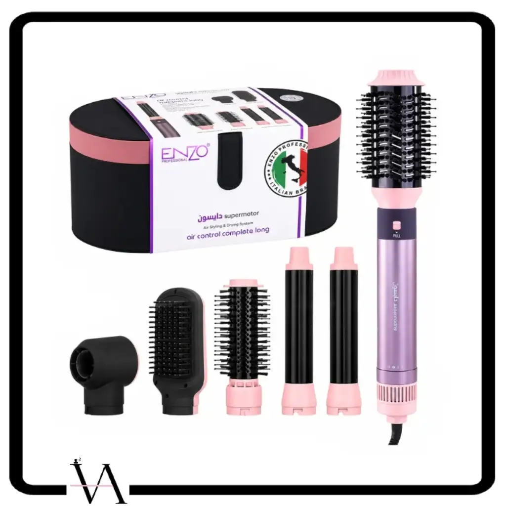 enzo-en-4133-6-in-1-hair-styler.jpg سشوار حالت دهنده مو 6 کاره انزو طرح دایسون مدل EN-4133 - تصویر 1