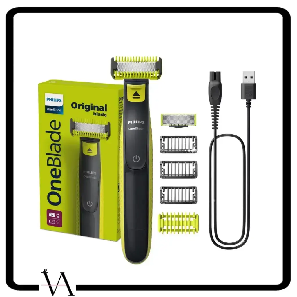 philips-oneblade-qp2824-10-electric-trimmer.jpg (1) ماشین اصلاح وان بلید فیلیپس مدل QP2724/10 - تصویر 1