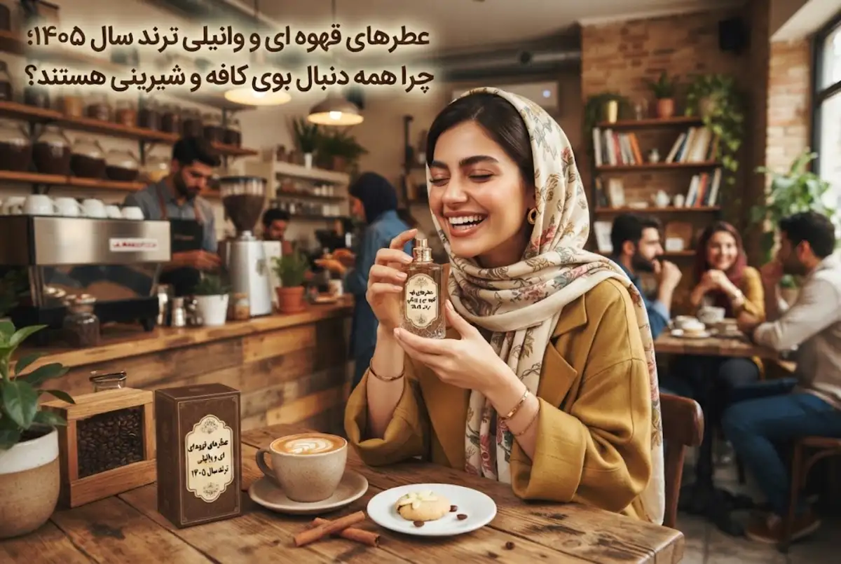 عطرهای قهوه ای و وانیلی ترند سال ۱۴۰۵؛ چرا همه دنبال بوی کافه و شیرینی هستند؟