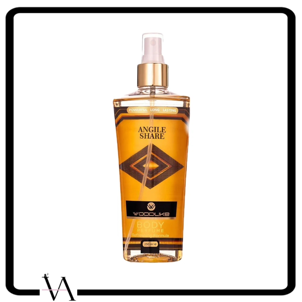 woodlike-angel-share-body-mist-250ml.jpg بادی اسپلش آنجل شیر وودلایک | حجم ۲۵۰ میلی لیتر - تصویر 1