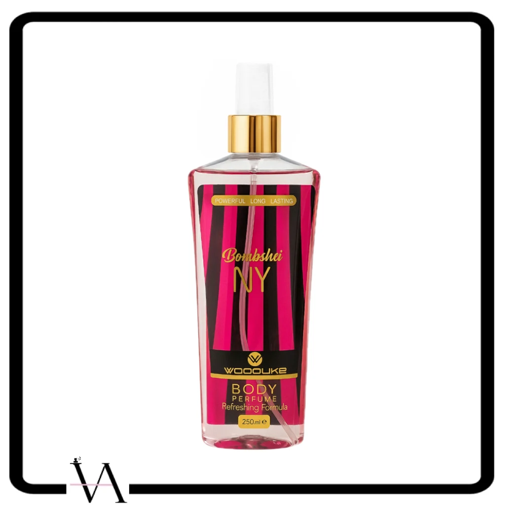 woodlike-bombshell-new-york-body-mist-250ml.jpg بادی اسپلش وودلایک بامب شل نیویورک حجم 250 میل